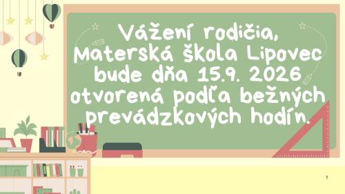 Prevádzka MŚ počas 15.9. 2026 1